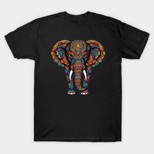 Elephant Mandala Art T-Shirt